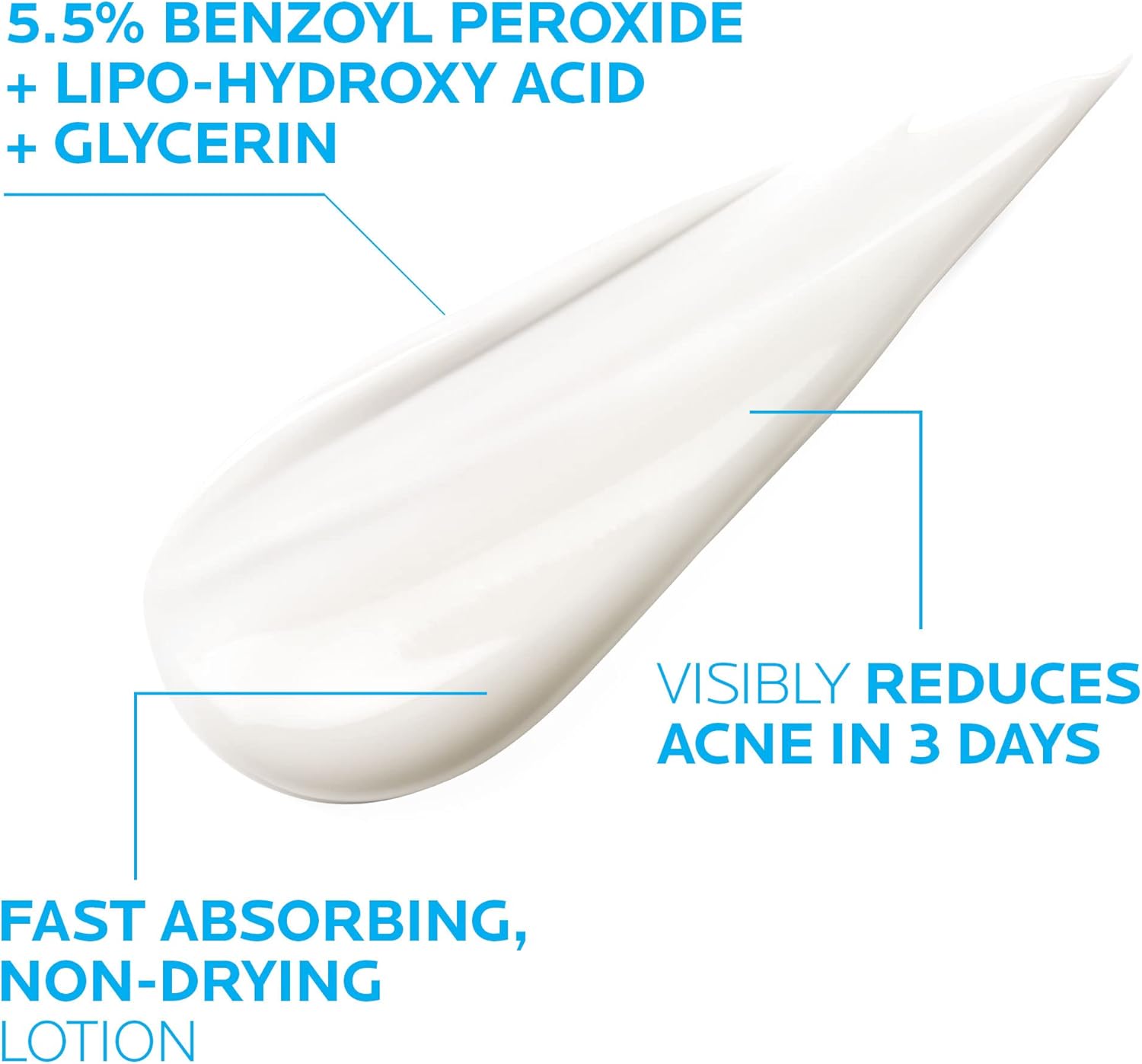 La Roche-Posay Effaclar Duo acne treatment lotion 20ml with benzoyl peroxide