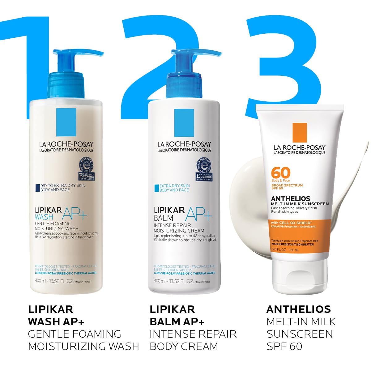 La Roche-Posay Anthelios Melt-In Milk Sunscreen SPF 60, 150ml tube