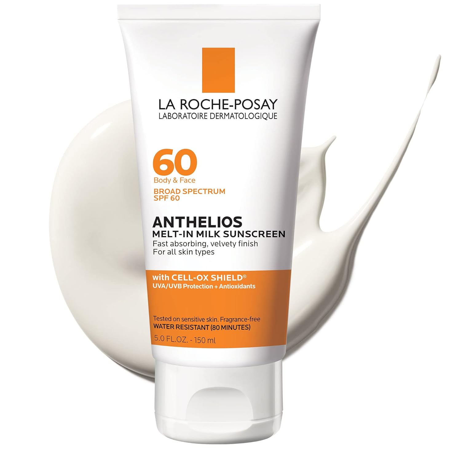 La Roche-Posay Anthelios Melt-In Milk Sunscreen SPF 60, 150ml tube