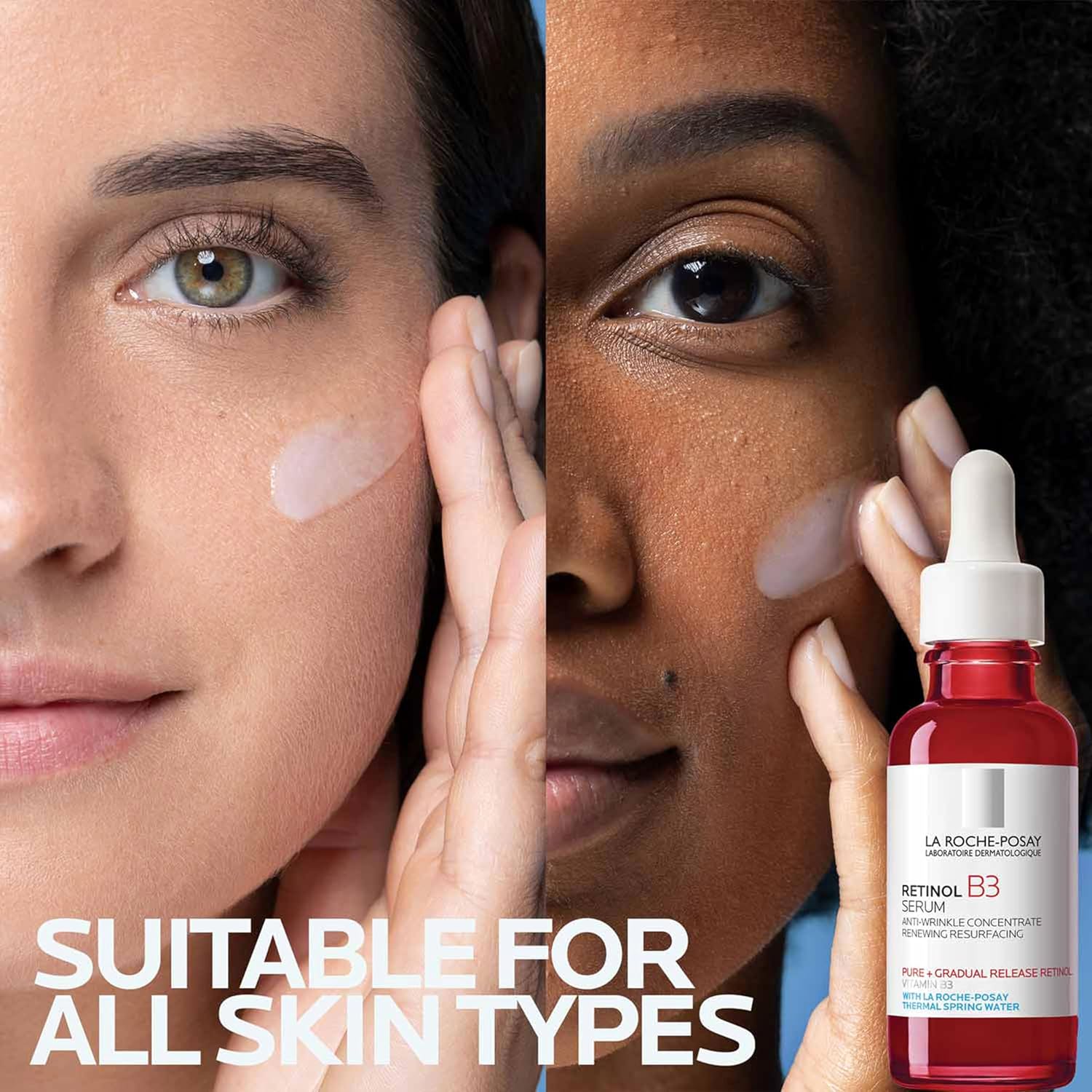 La Roche-Posay Retinol B3 Serum 30ml red bottle with dropper