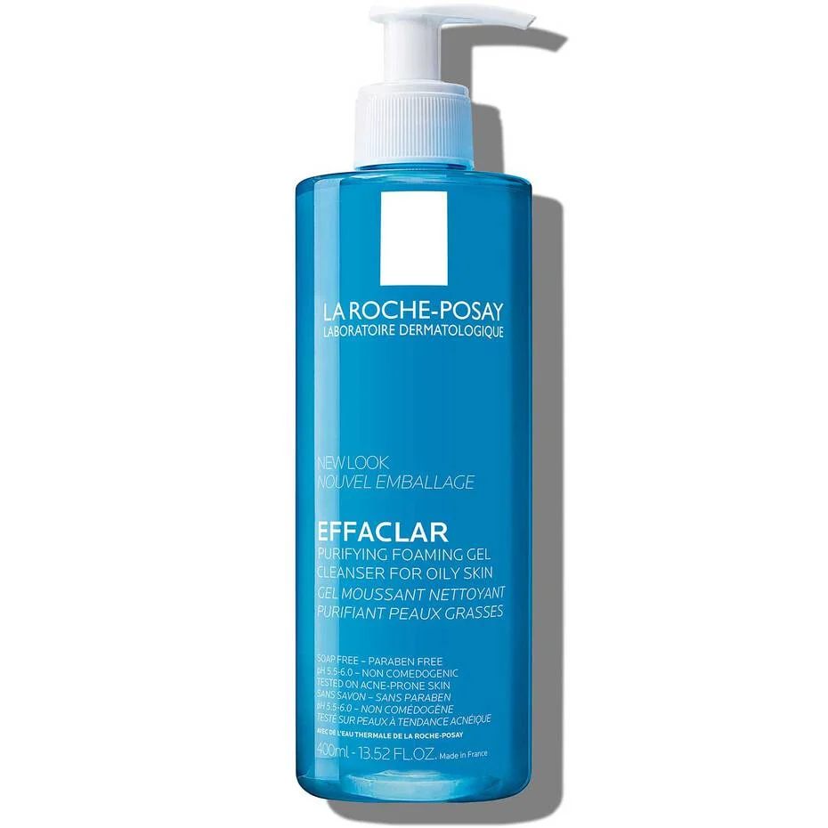 La Roche-Posay Effaclar Purifying Foaming Gel Cleanser 400ml blue bottle