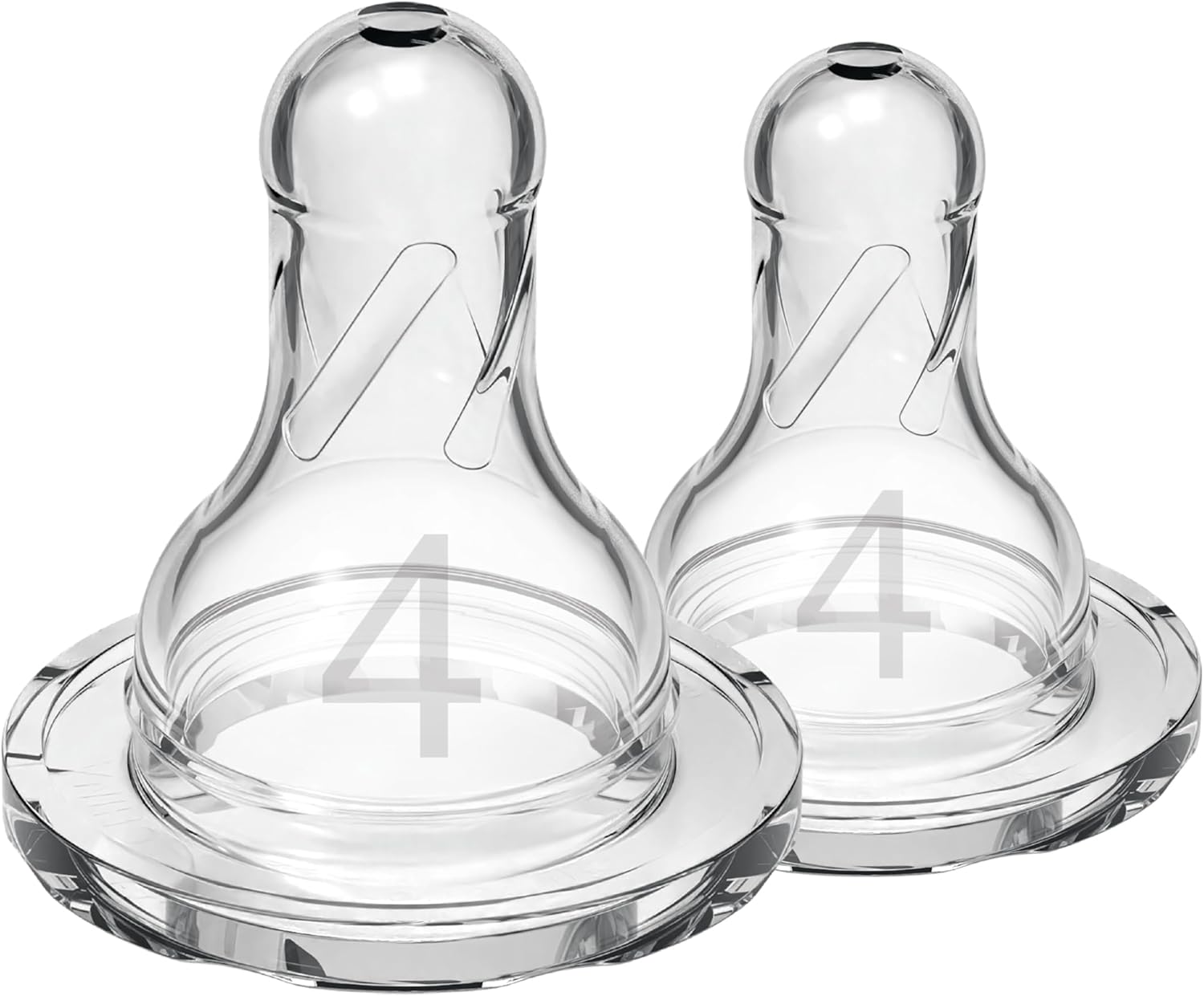 Dr Brown's Natural Flow Options+ narrow level 4 flow teats two pack