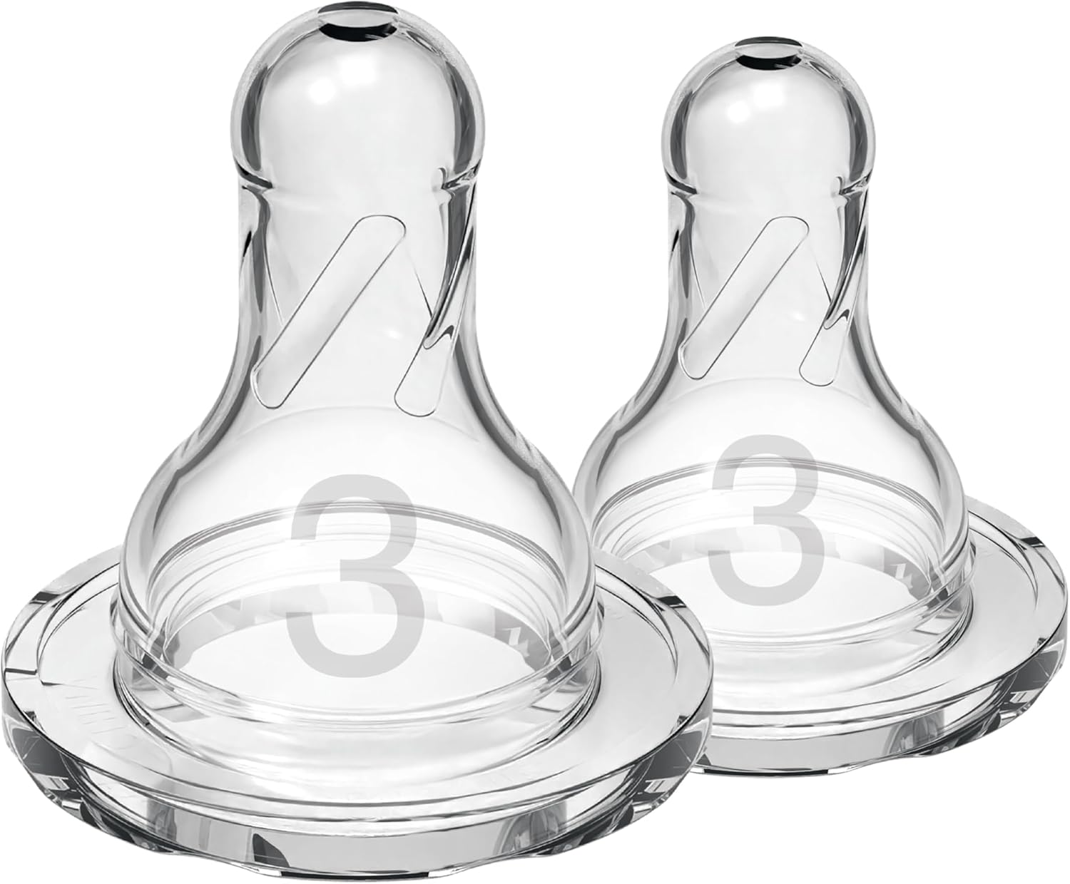 Dr Brown's Natural Flow Options+ narrow Level 3 flow teats, pack of two