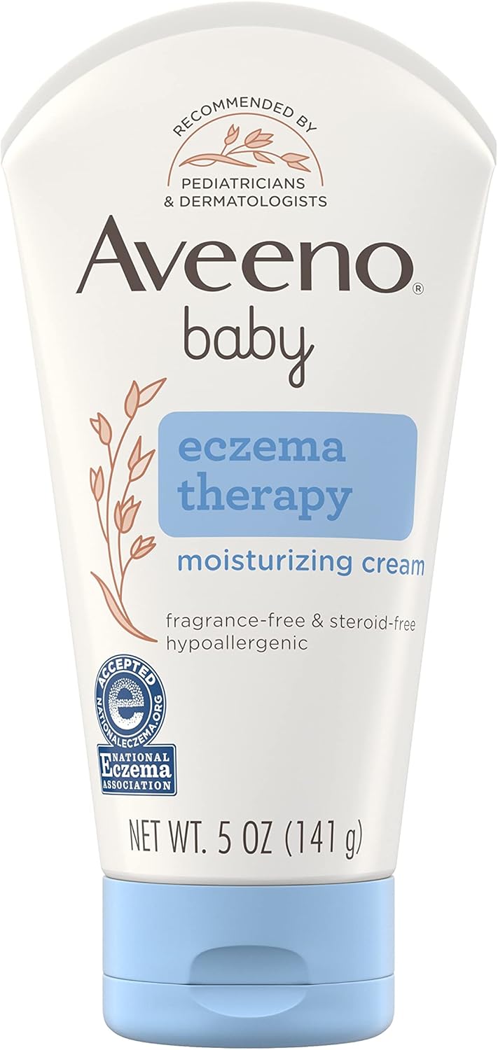 Aveeno Baby Eczema Therapy Moisturizing Cream 141g tube, fragrance-free