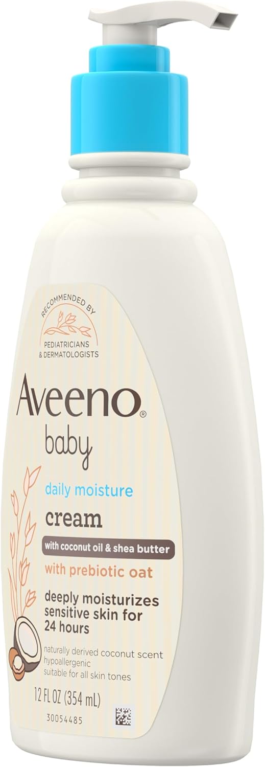 Aveeno Baby Daily Moisturising Cream with Prebiotic Oat and Shea Butter 354ml