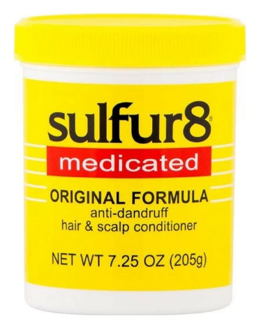 Sulfur8 medicated original formula anti-dandruff hair and scalp conditioner 7.25oz jar