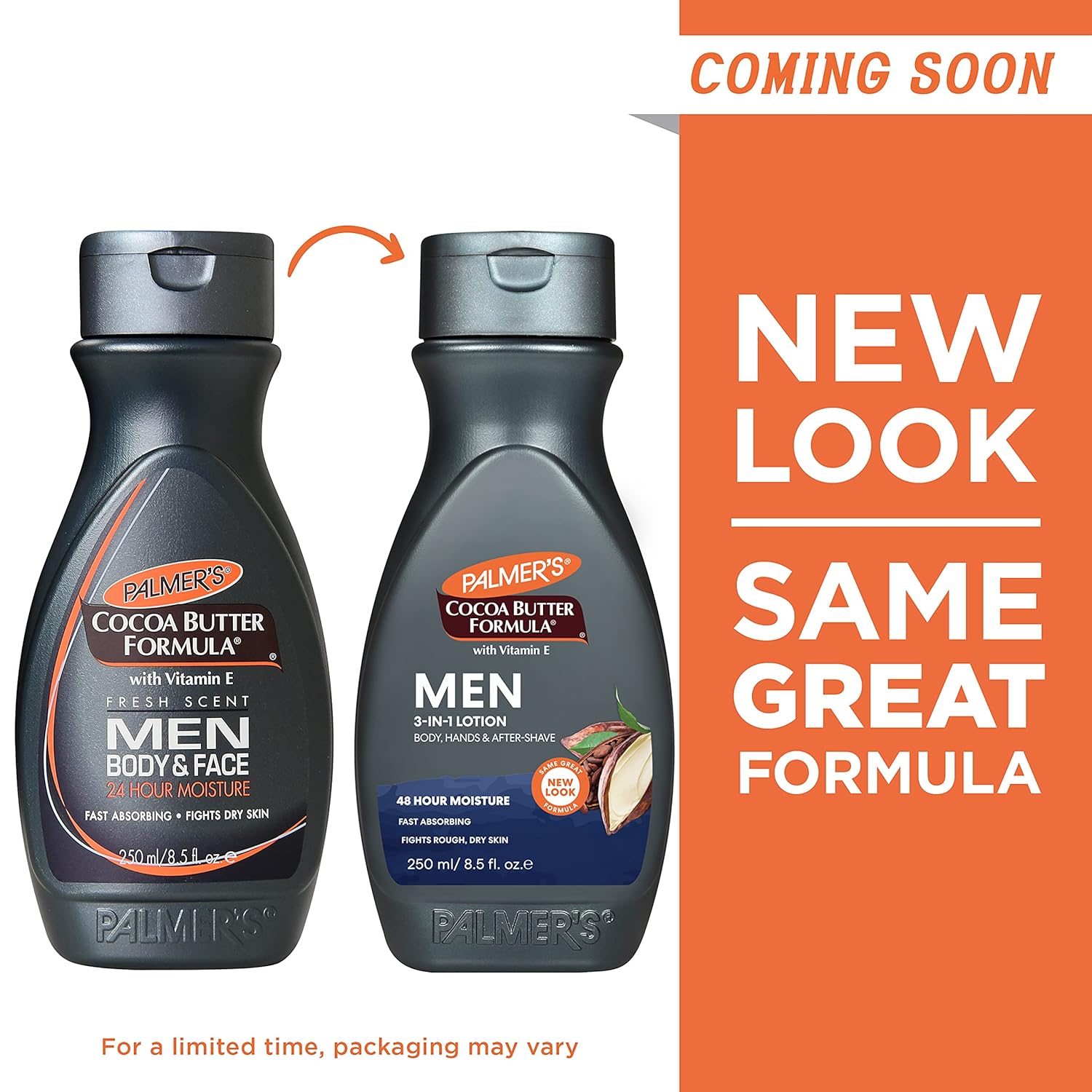 Palmer's Cocoa Butter Formula Men body and face lotion 250ml with Vitamin E