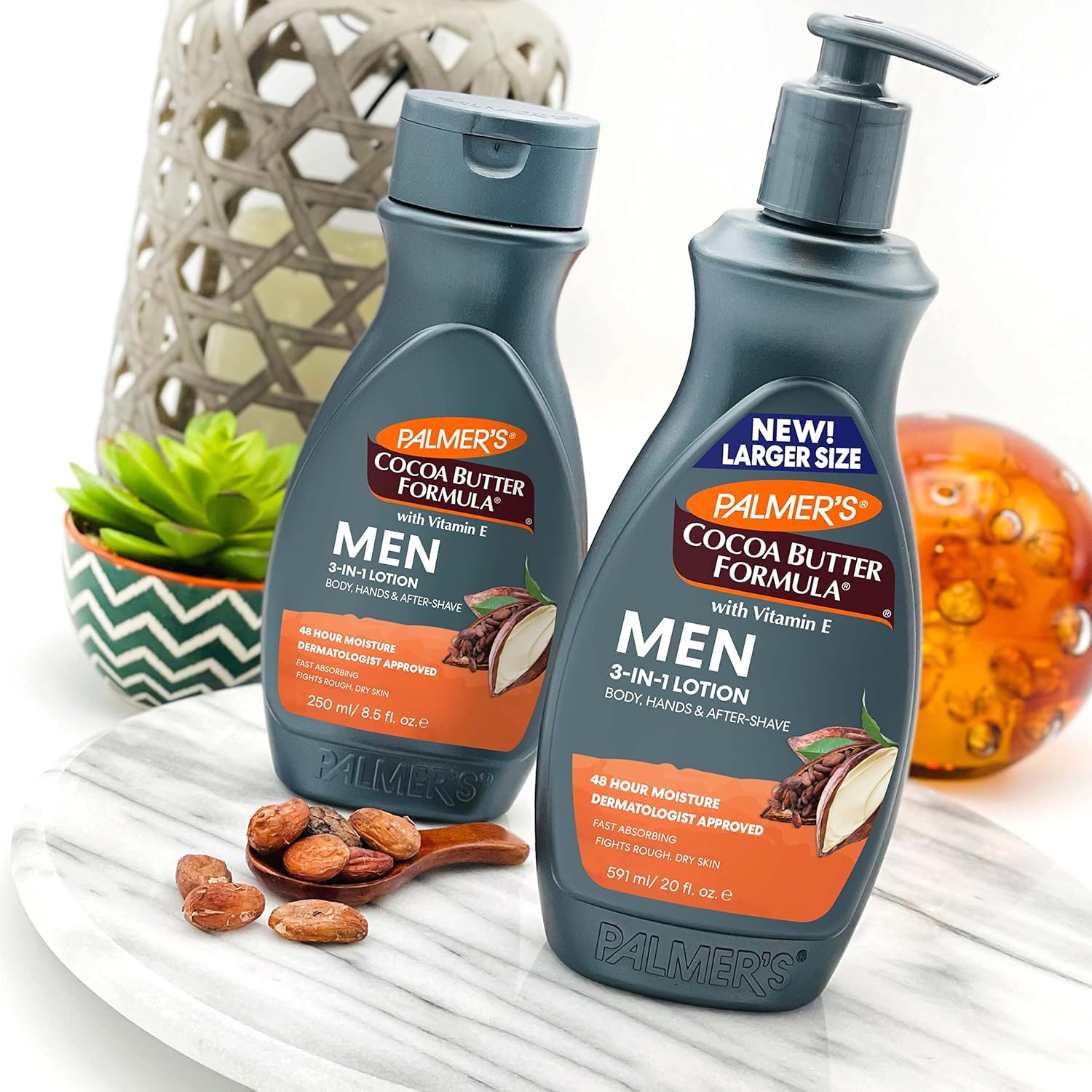 Palmer's Cocoa Butter Men 3-in-1 Body Lotion with Vitamin E, 13.5 oz
