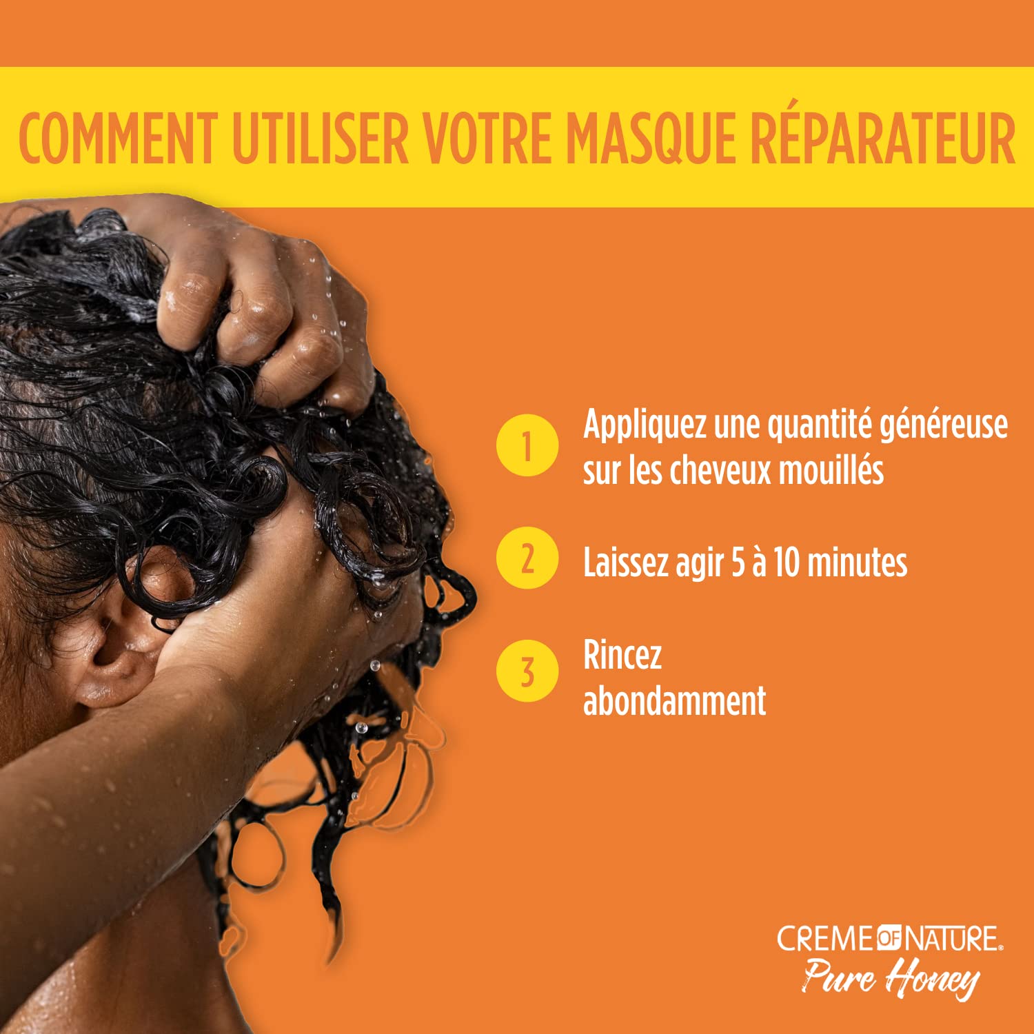 Creme of Nature Pure Honey Moisture Replenish & Strength Hair Mask product