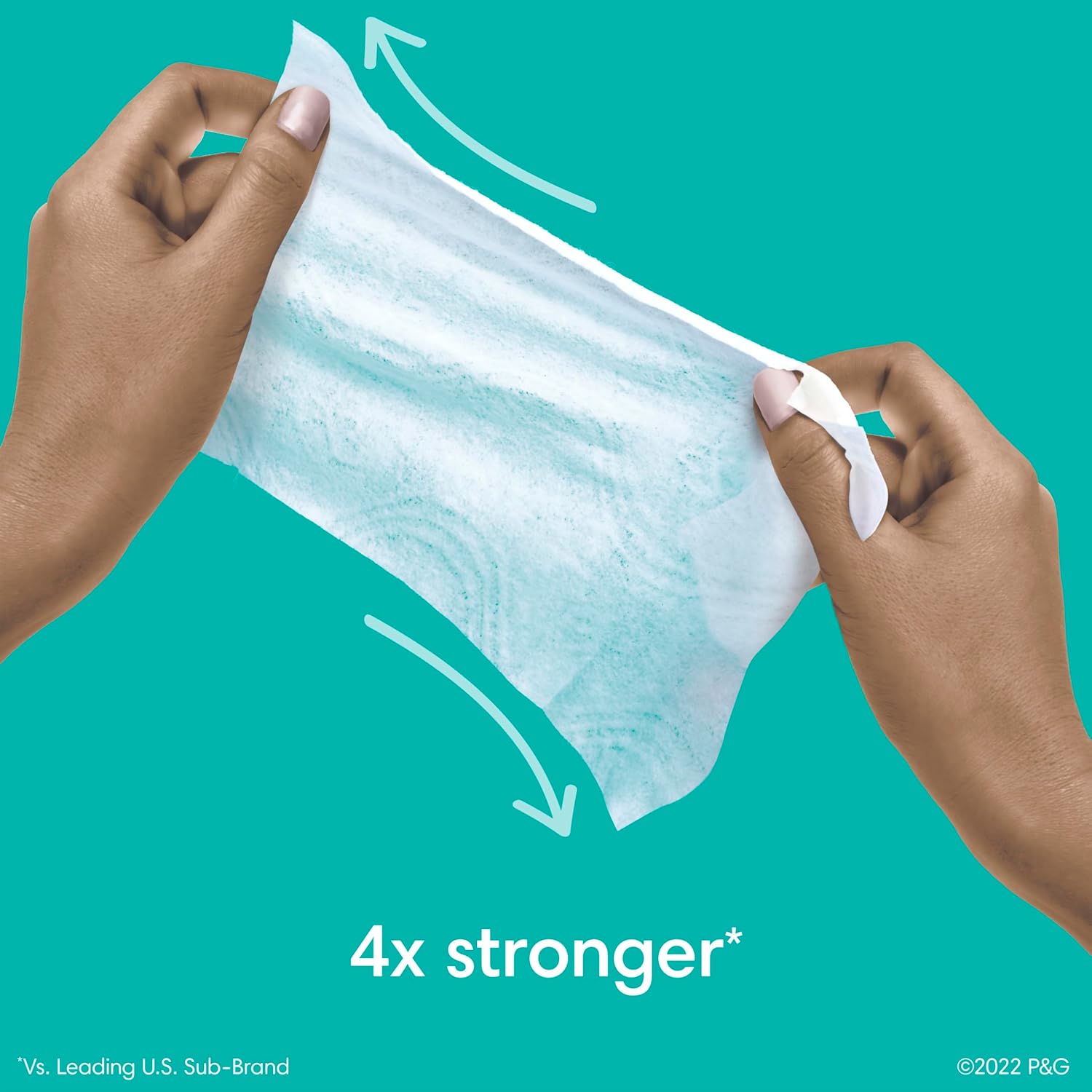 Pampers Fresh Clean baby wipes 52 count pack white and turquoise