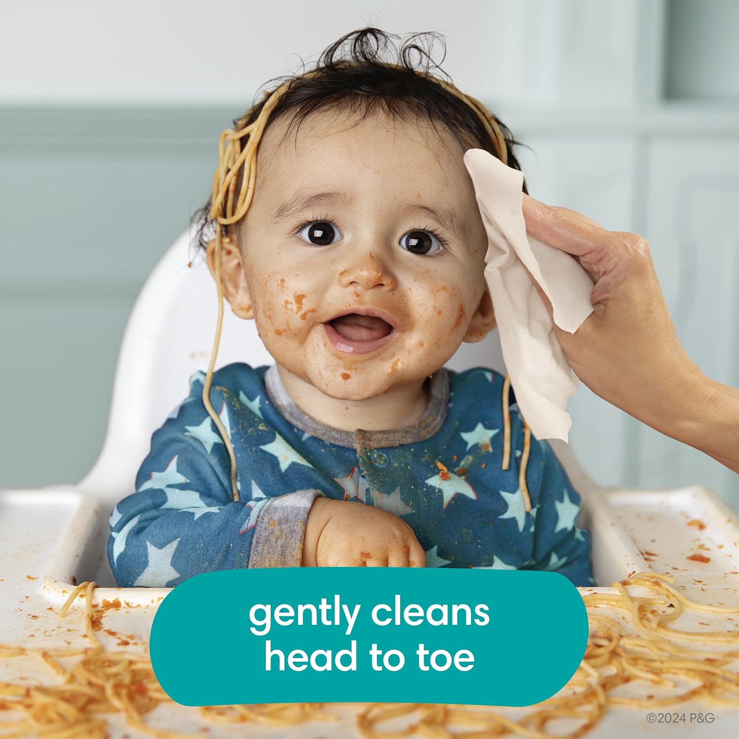 Pampers Fresh Clean baby wipes white 1 pack of 52 wipes
