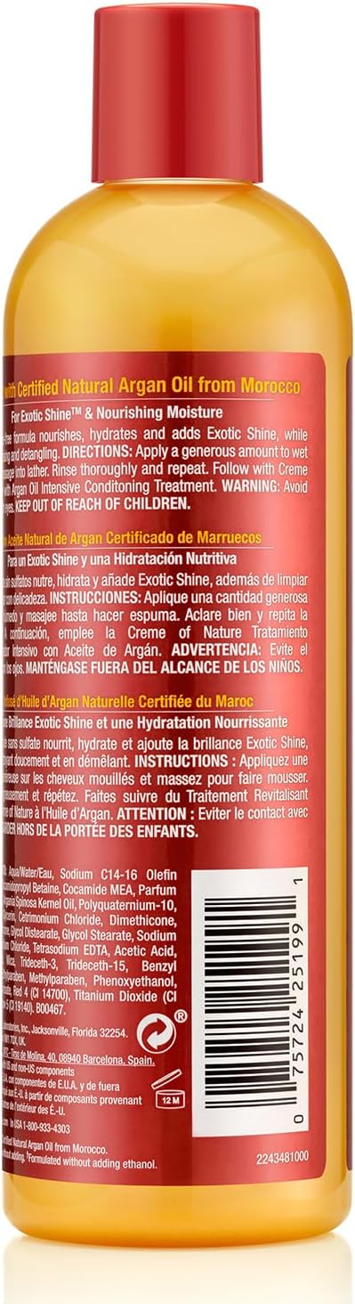 Creme of Nature Argan Oil Morocco Moisture & Shine Sulfate-Free Shampoo 354ml