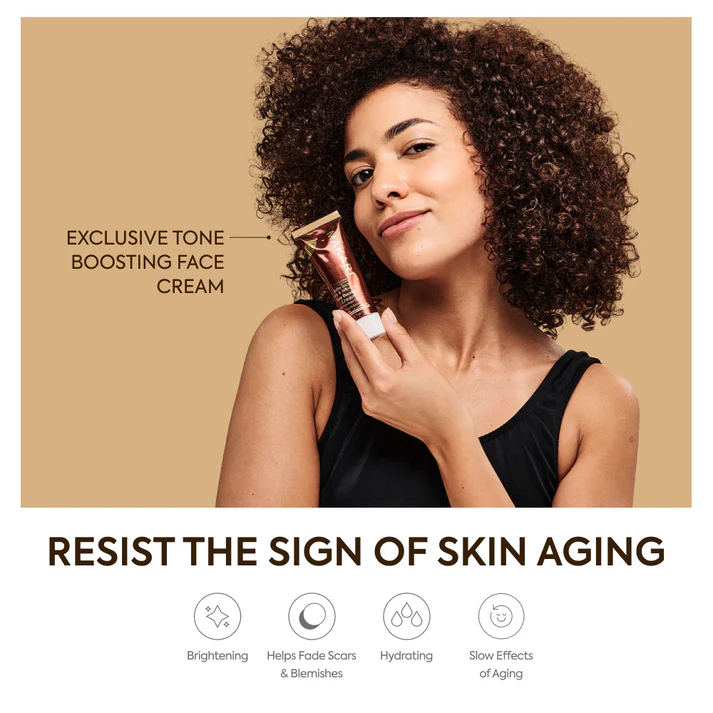 Makari Exclusive Tone Boosting Face Cream 50ml tube with applicator