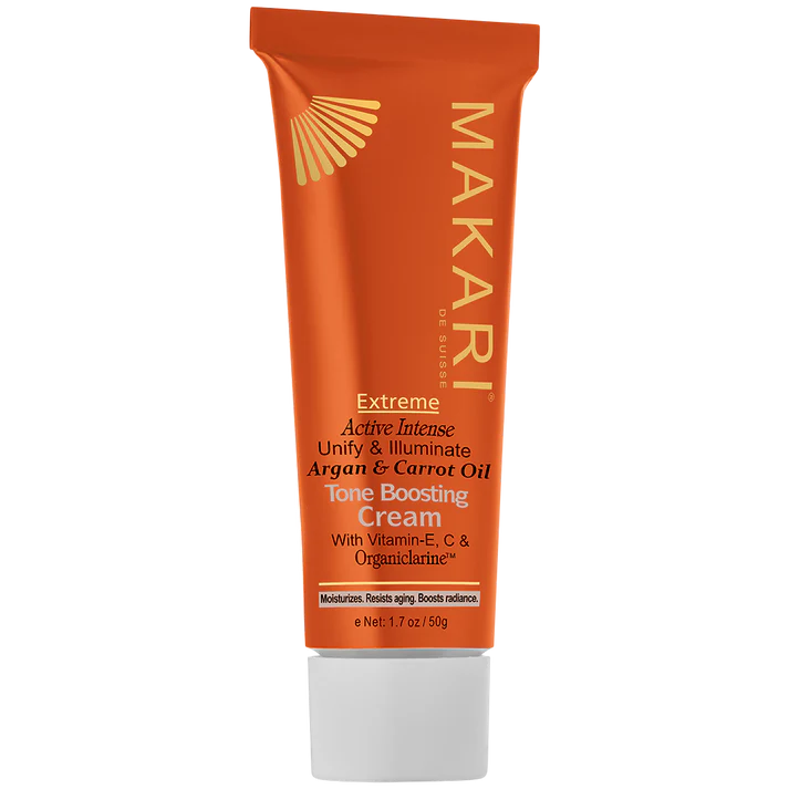Makari Extreme Active Intense Tone Boosting Cream 50g orange tube