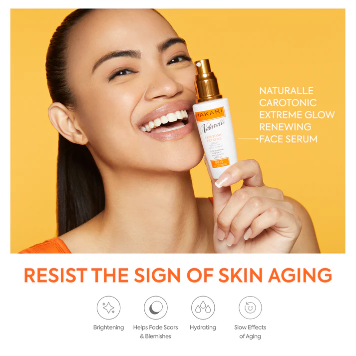Makari Naturalle Carotonic Extreme Glow Renewing Face Serum SPF 15 50ml bottle