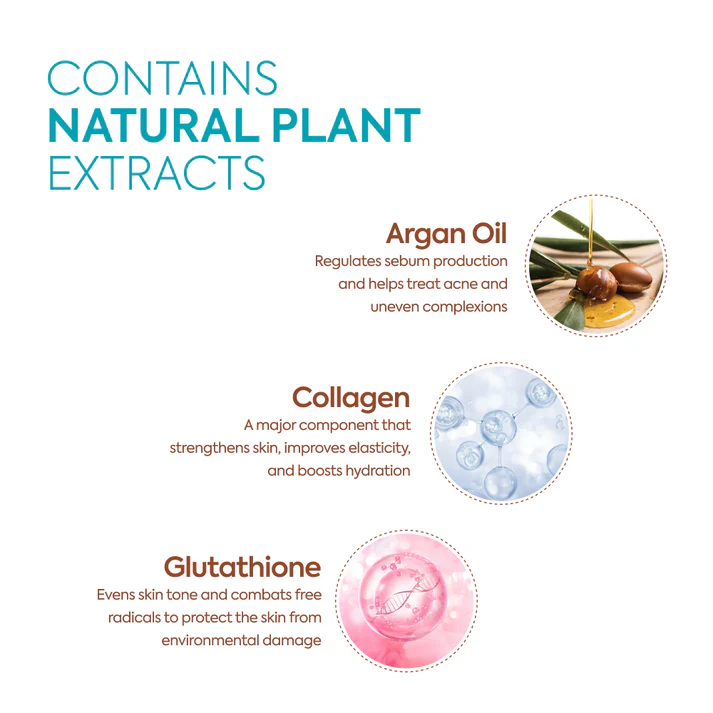 Makari Blue Crystal Skin Reviving Body Lotion 500ml bottle with natural plant extracts