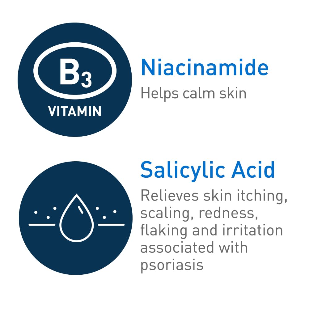 CeraVe Psoriasis Cleanser with 2% Salicylic Acid and Niacinamide