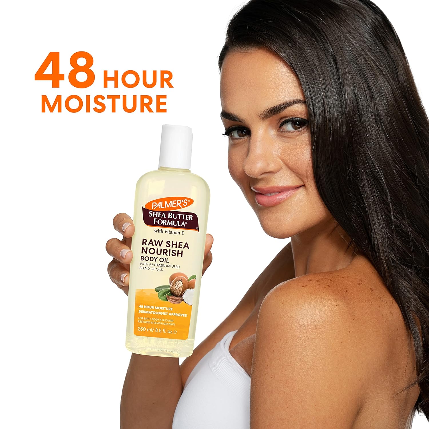 Palmer's Raw Shea Nourish Body Oil with Vitamin E, 280 ml bottle