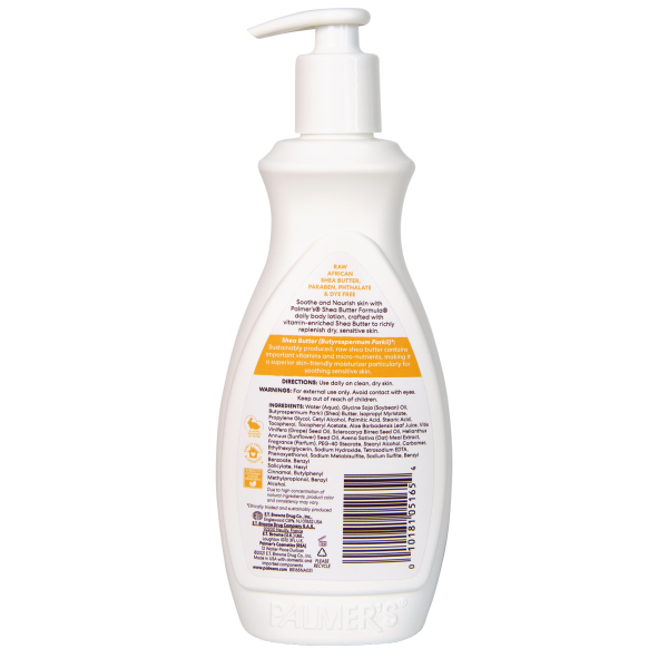 Palmer's Shea Formula Raw Shea Body Lotion 400 ml white pump bottle