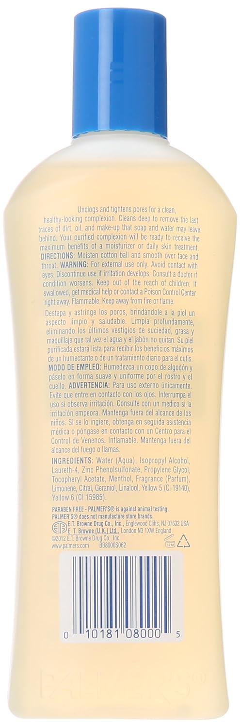 Palmer's Skin Success Deep Cleansing Facial Astringent 250ml bottle with blue cap