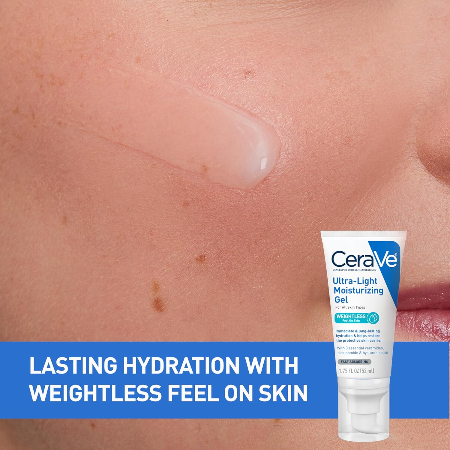 CeraVe Ultra-Light Moisturising Gel 1.75 fl oz for all skin types