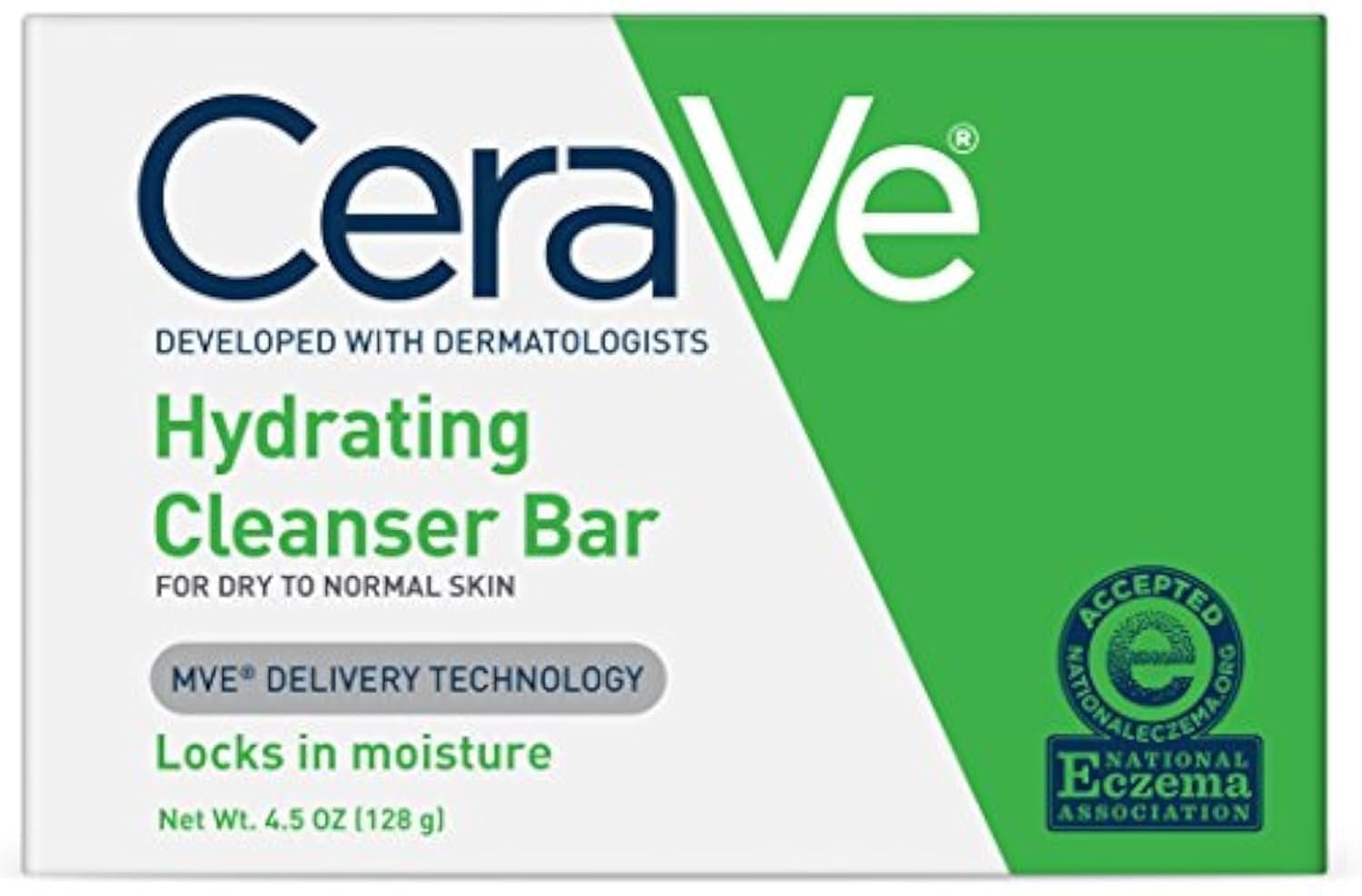 CeraVe Hydrating Cleanser Bar 128g for dry to normal skin