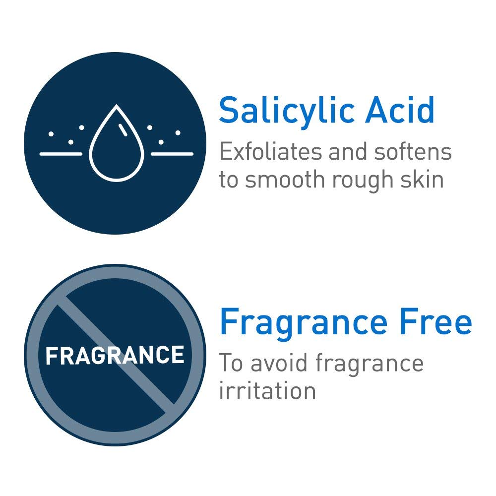 CeraVe SA Smoothing Cream 340g with salicylic acid, fragrance free