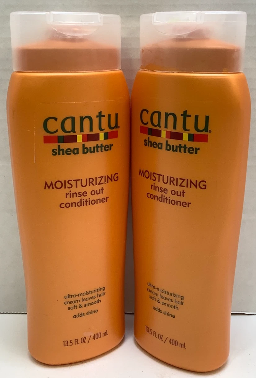 Cantu Shea Butter Moisturizing Rinse Out Conditioner 400ml orange bottle