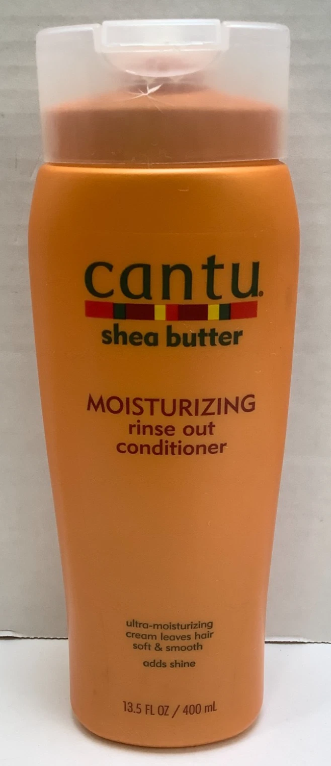 Cantu Shea Butter Moisturizing Rinse Out Conditioner 400ml orange bottle