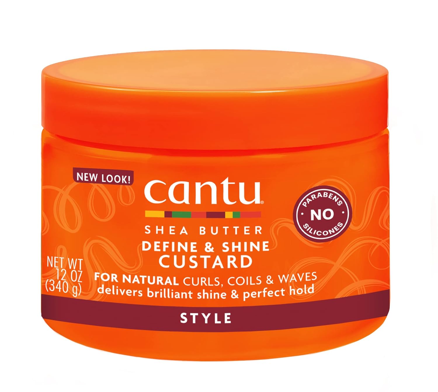 Cantu Shea Butter Define & Shine Custard 340g for natural curls