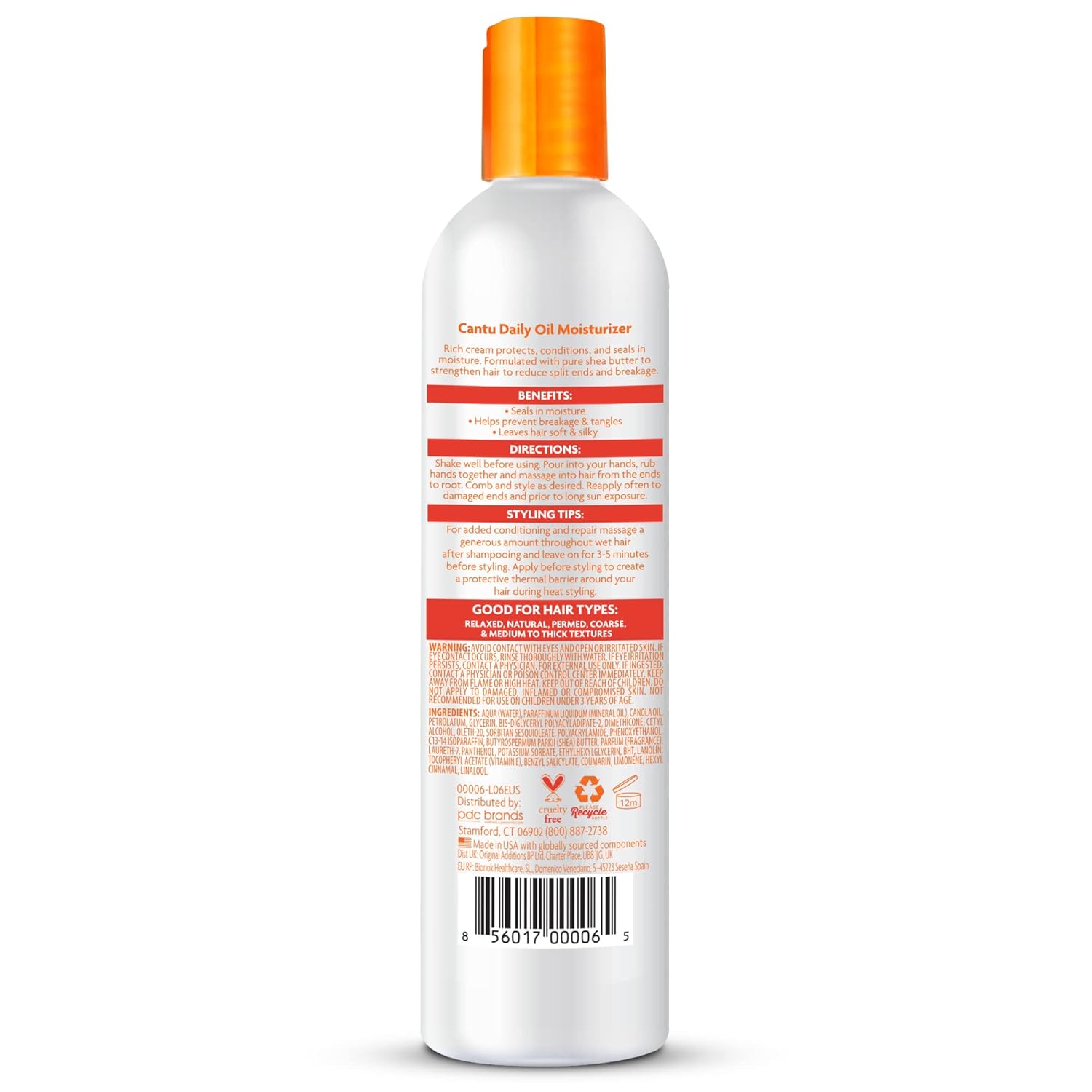 Cantu Daily Oil Moisturizer with Shea Butter, 13 fluid ounce bottle