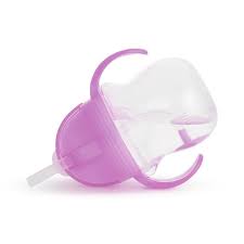 Munchkin Click Lock Tip & Sip purple straw cup 207ml for six months plus