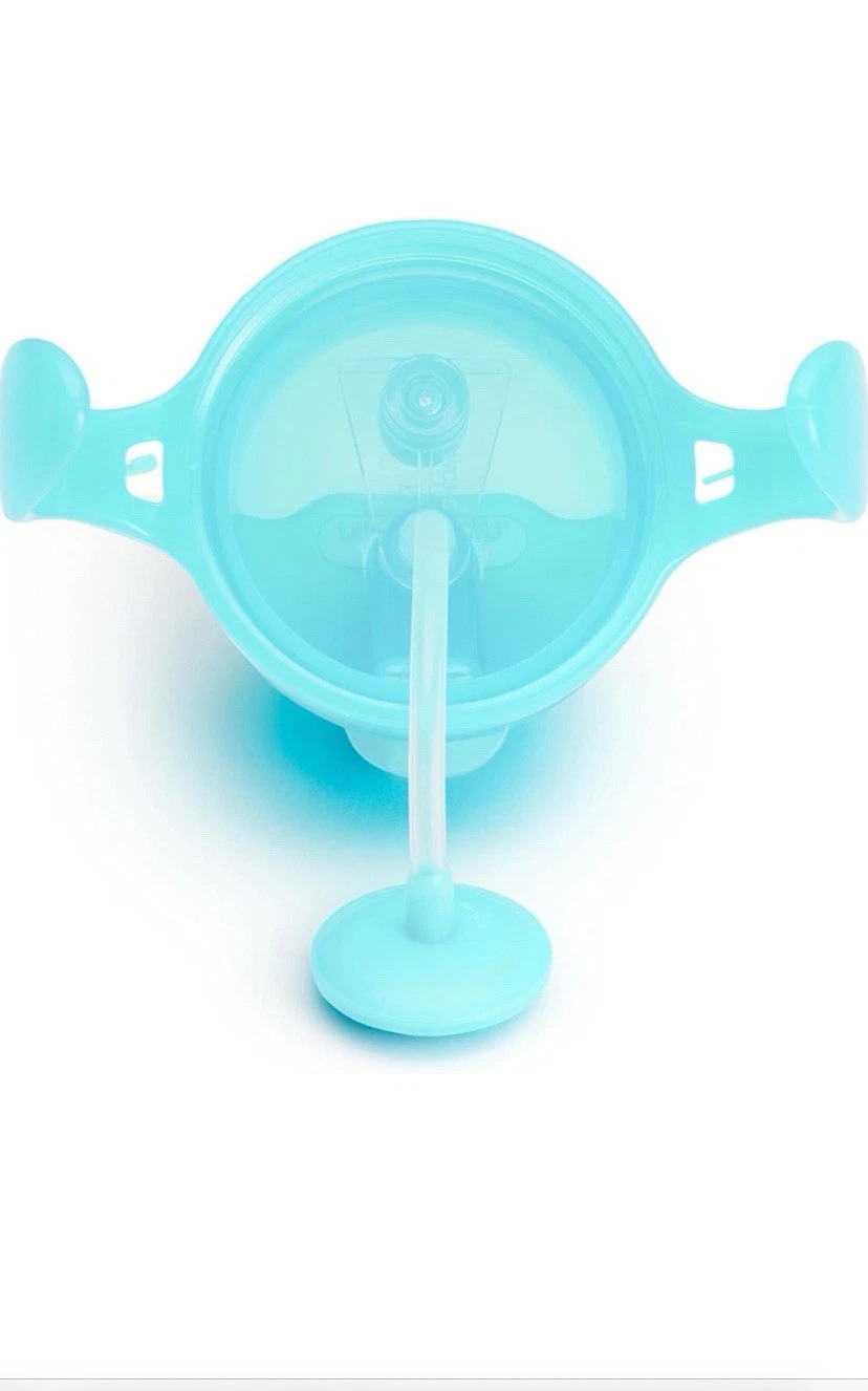 Munchkin Click Lock Tip & Sip 207ml sippy cup, turquoise blue with handles