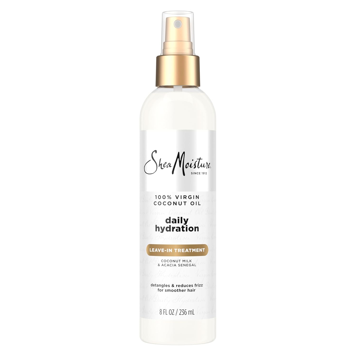 SheaMoisture 100% Virgin Coconut Oil daily hydration leave-in treatment spray bottle 237ml