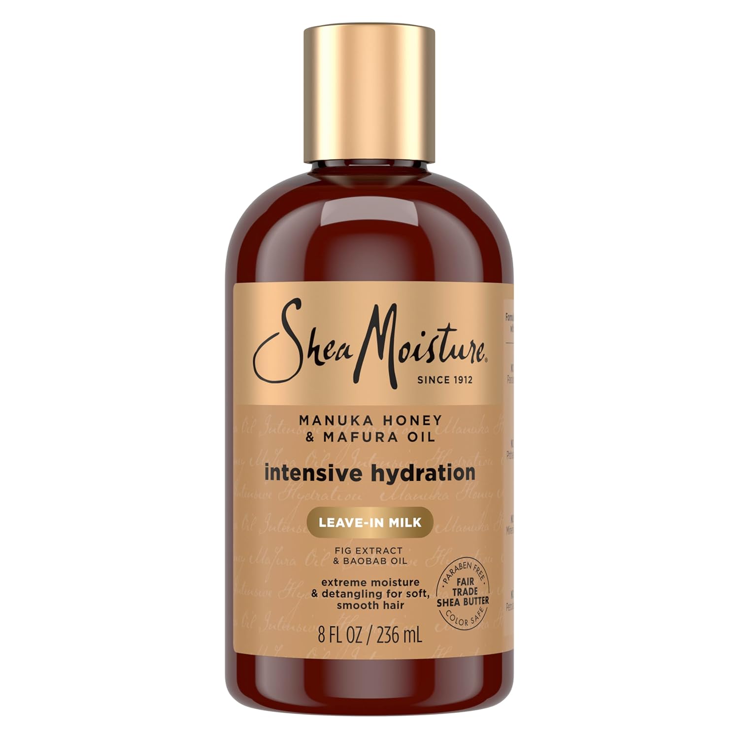 SheaMoisture Manuka Honey & Mafura Oil intensive hydration leave-in milk 237ml bottle