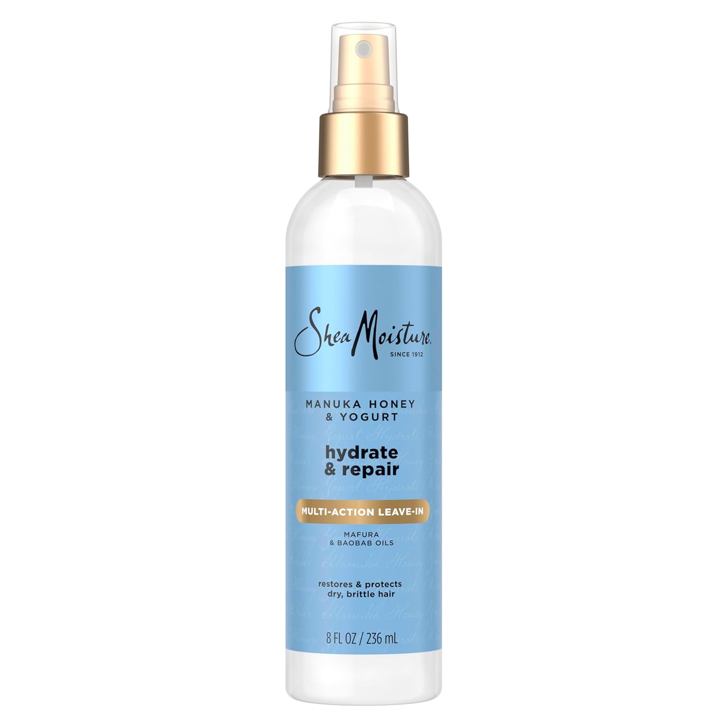 SheaMoisture Manuka Honey & Yogurt leave-in conditioner spray bottle, 237 ml