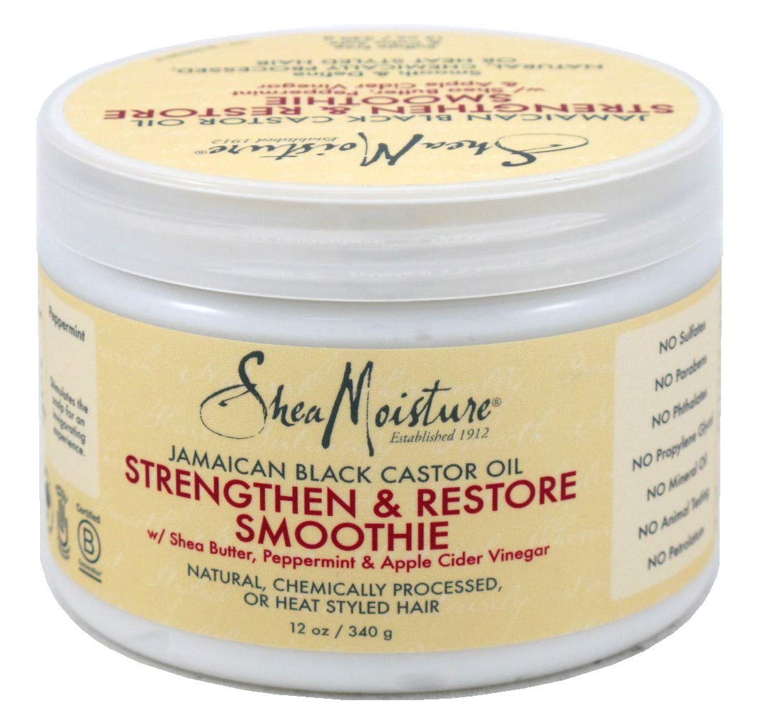 SheaMoisture Jamaican Black Castor Oil Strengthen & Restore Smoothie 340g jar