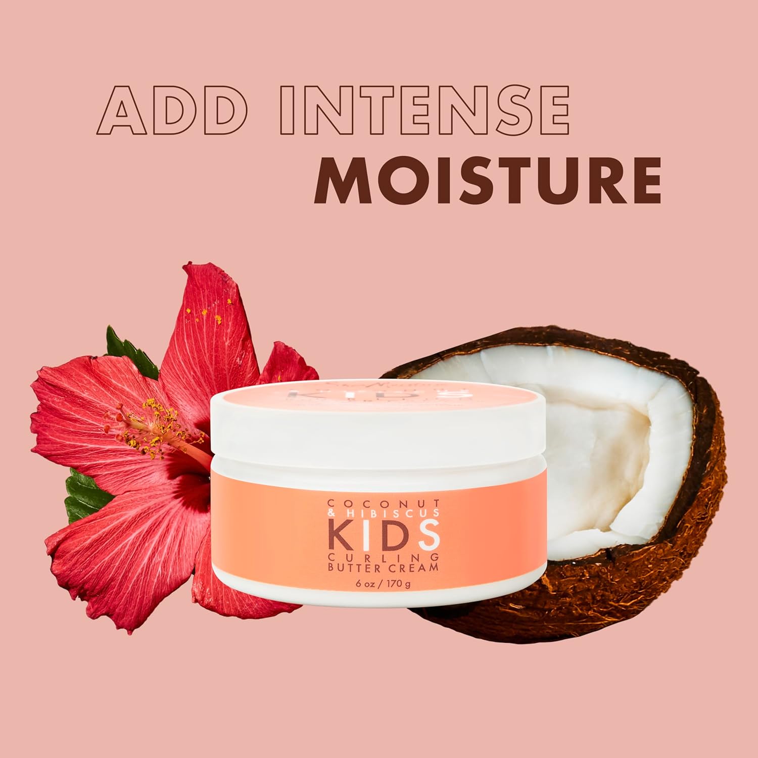 SheaMoisture Coconut & Hibiscus Kids' Curling Butter Cream 170g jar