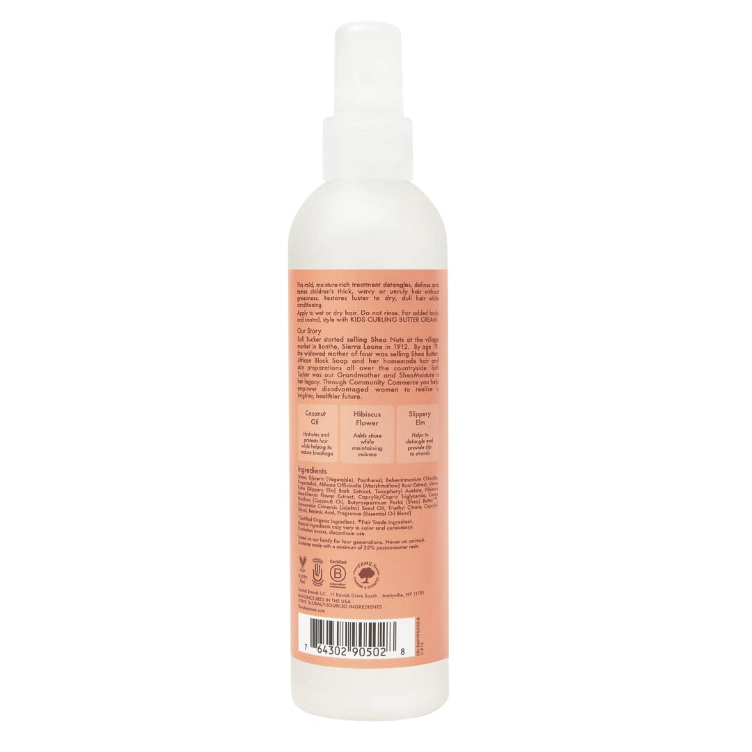 SheaMoisture Coconut & Hibiscus Kids Extra-Moisturising Detangler spray 237ml