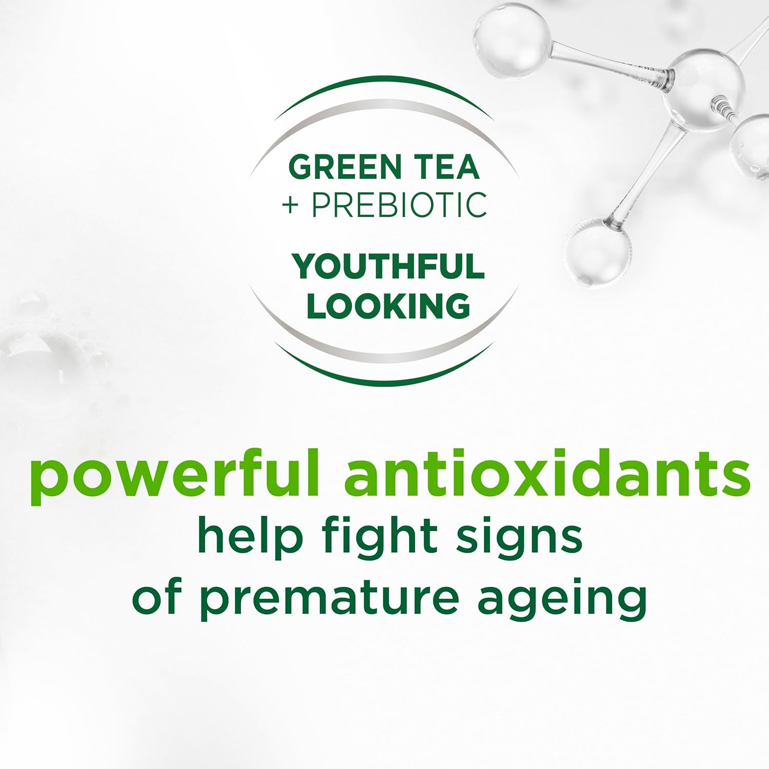 Simple Regeneration Age Resisting Facial Wash 150ml with green tea and prebiotic