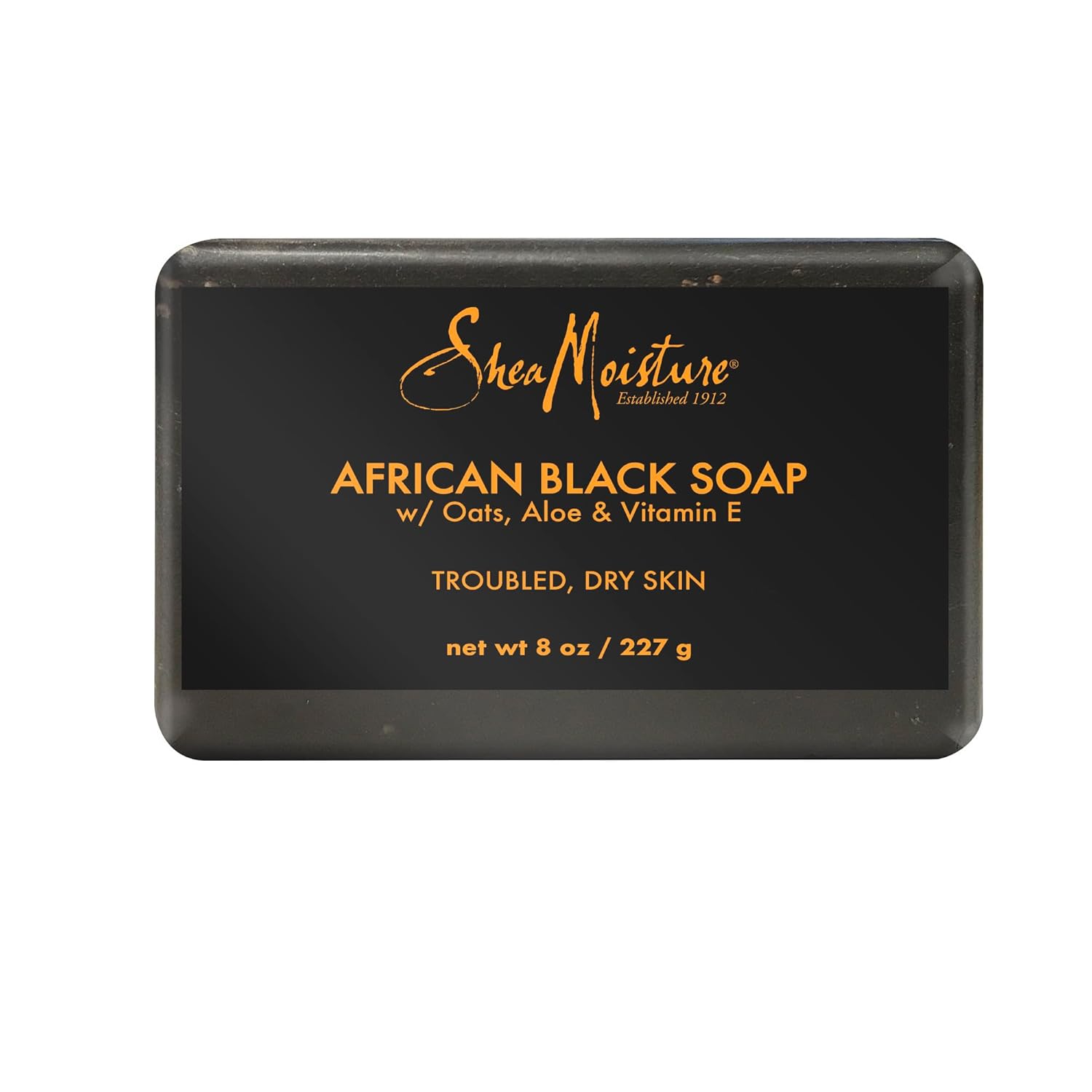 SheaMoisture African Black Soap bar 8 oz with oats, aloe and vitamin E