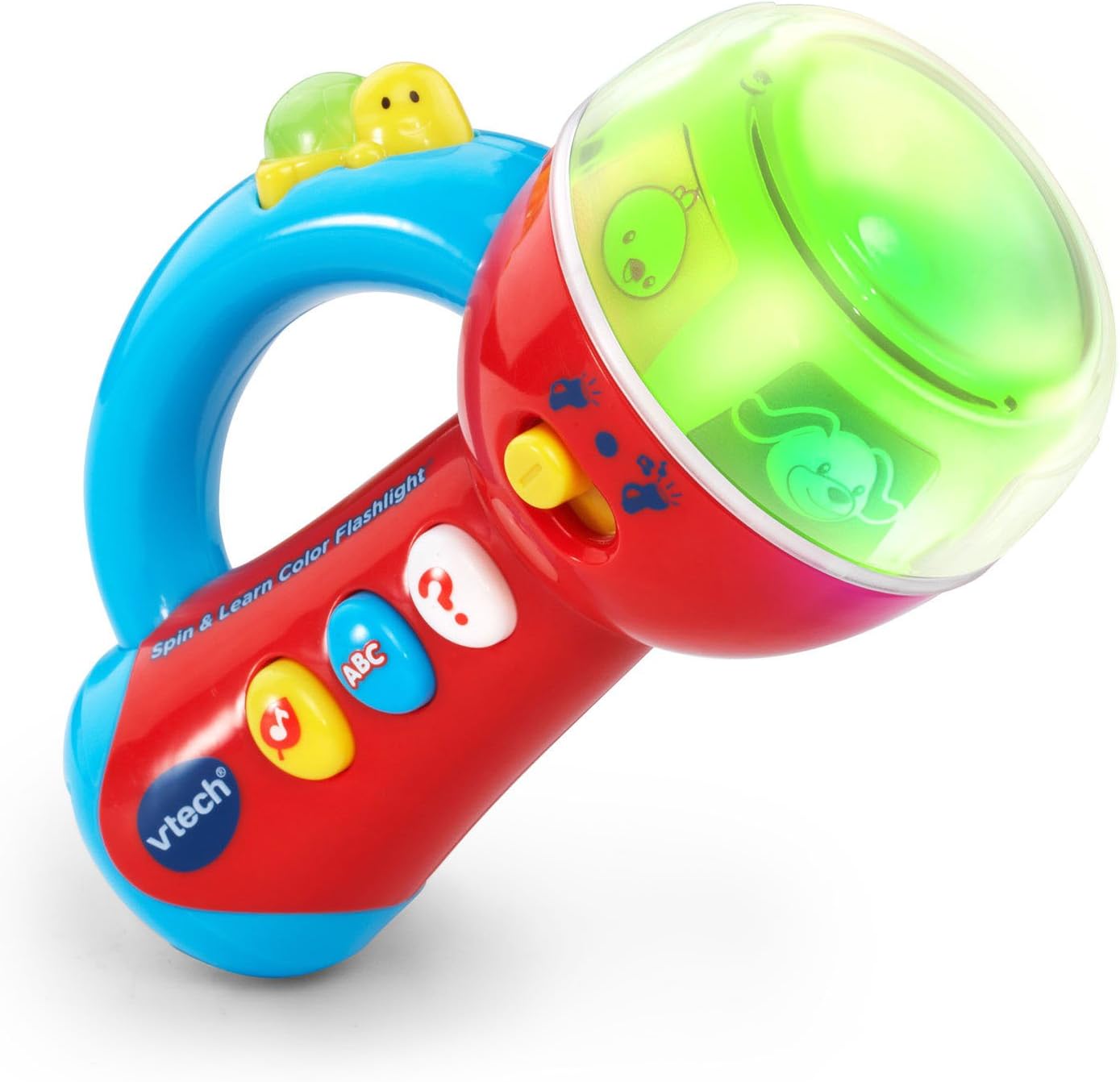 VTech Baby Spin & Learn Colours Torch with green light projection torch
