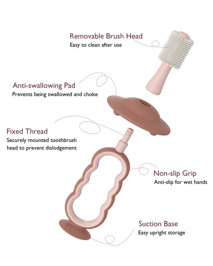 Momcozy 360° Baby Silicone Toothbrush — photo 2