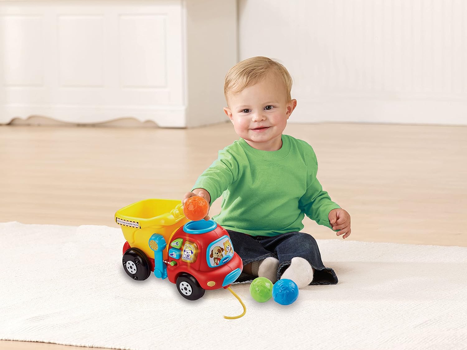 VTech Put & Take Dumper Truck with coloured balls and drop feature