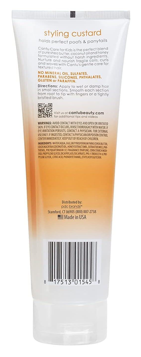 Cantu Care For Kids Styling Custard 235ml tube for children's hair