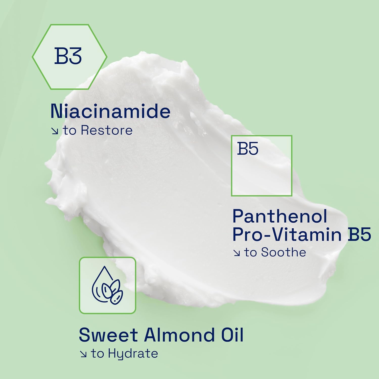 Cetaphil Moisturising Cream 450g with niacinamide, panthenol and sweet almond oil