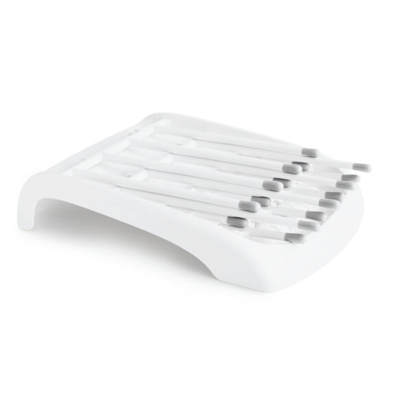 Munchkin Deluxe Drying Rack white bottle drying stand with pegs