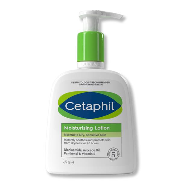 Cetaphil Moisturising Lotion with Ceramides 473ml pump bottle green label