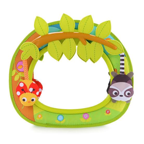 Munchkin Brica Swing In-Sight green car mirror with hanging toys