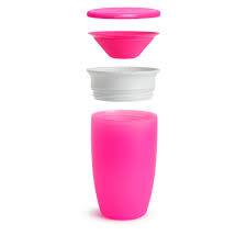 Munchkin Miracle 360Β° Sippy Cup 10oz pink with detachable parts